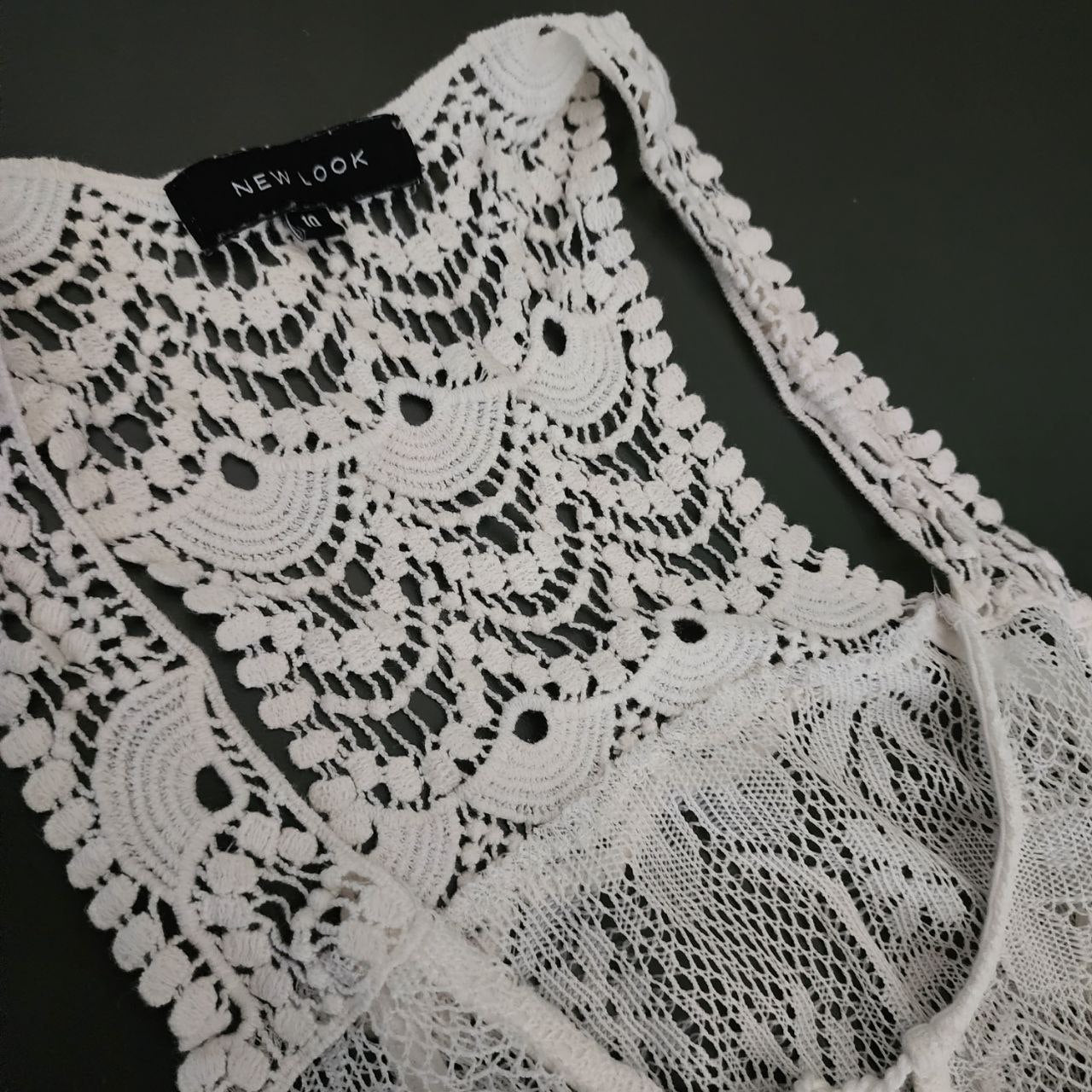 Lace Top For Women Brand:New Look Size M