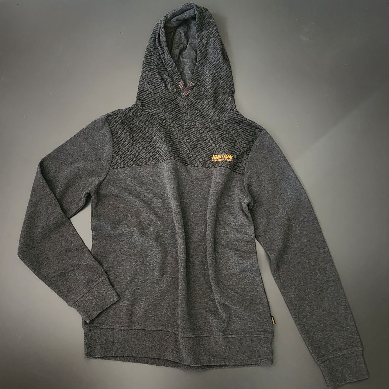 Dark Grey Hoodie For Men Brand:Jean Pascale Size M-XL