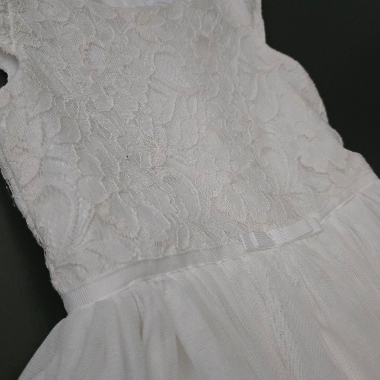 Nice White Long Dress Cool Club Size 5y