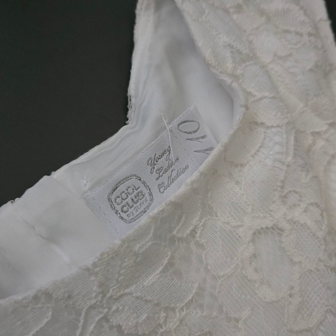Nice White Long Dress Cool Club Size 5y