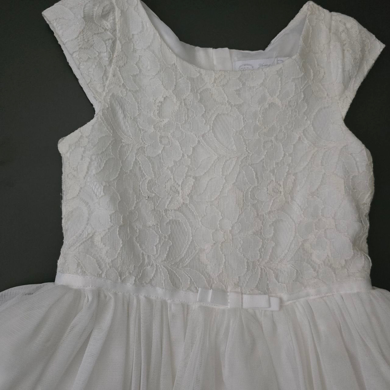Nice White Long Dress Cool Club Size 5y