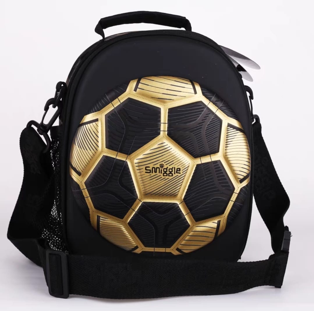 Smiggle Gold Football Lunch Bag