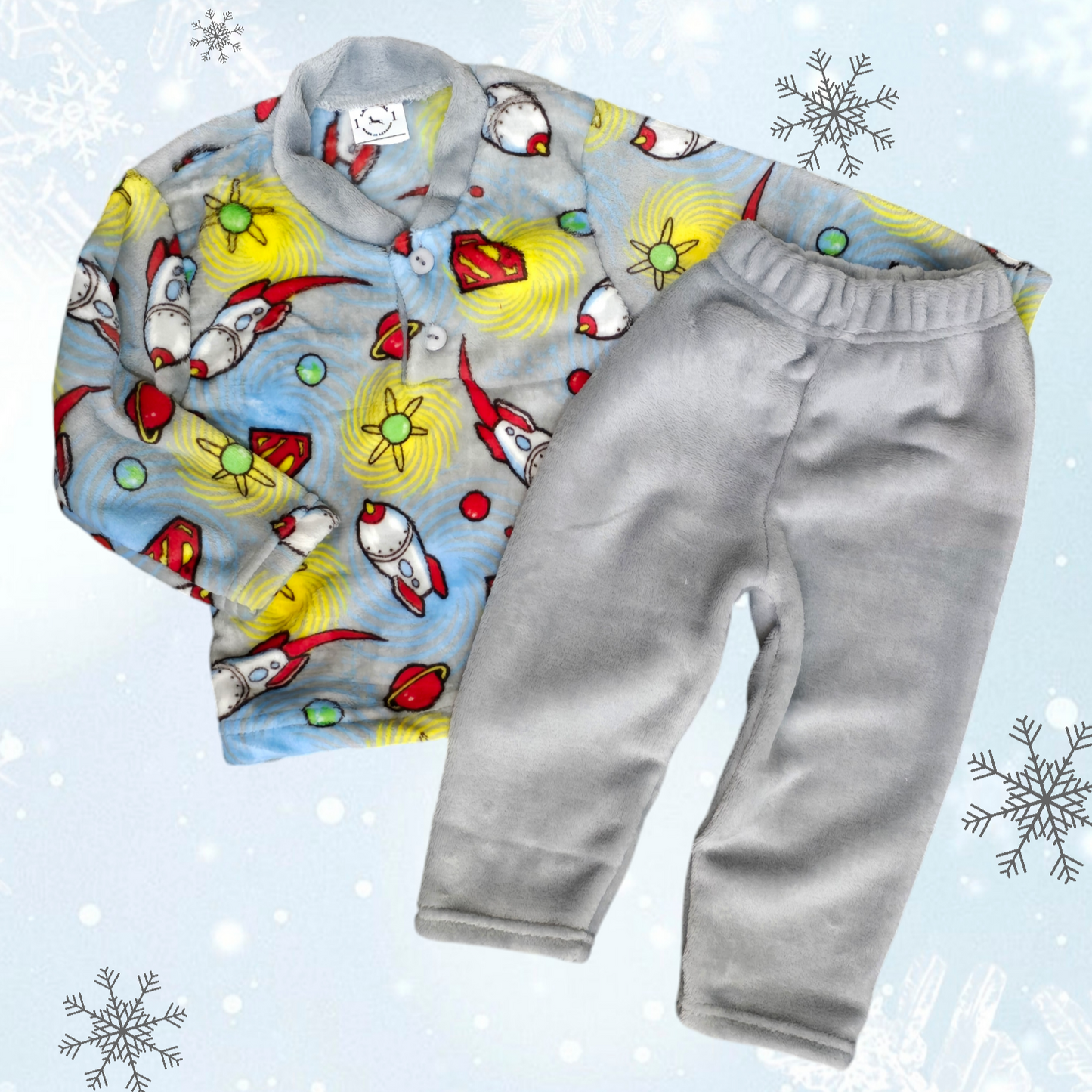 Winter Warm Soft Pijama 1-5y