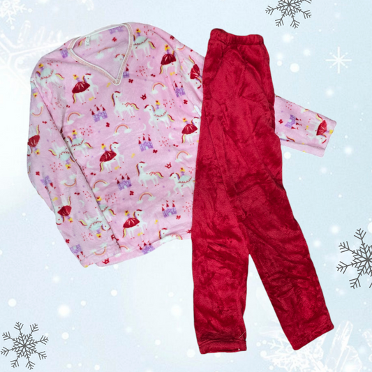 Warm Winter Pijama For Girls Unicorn 12-14y