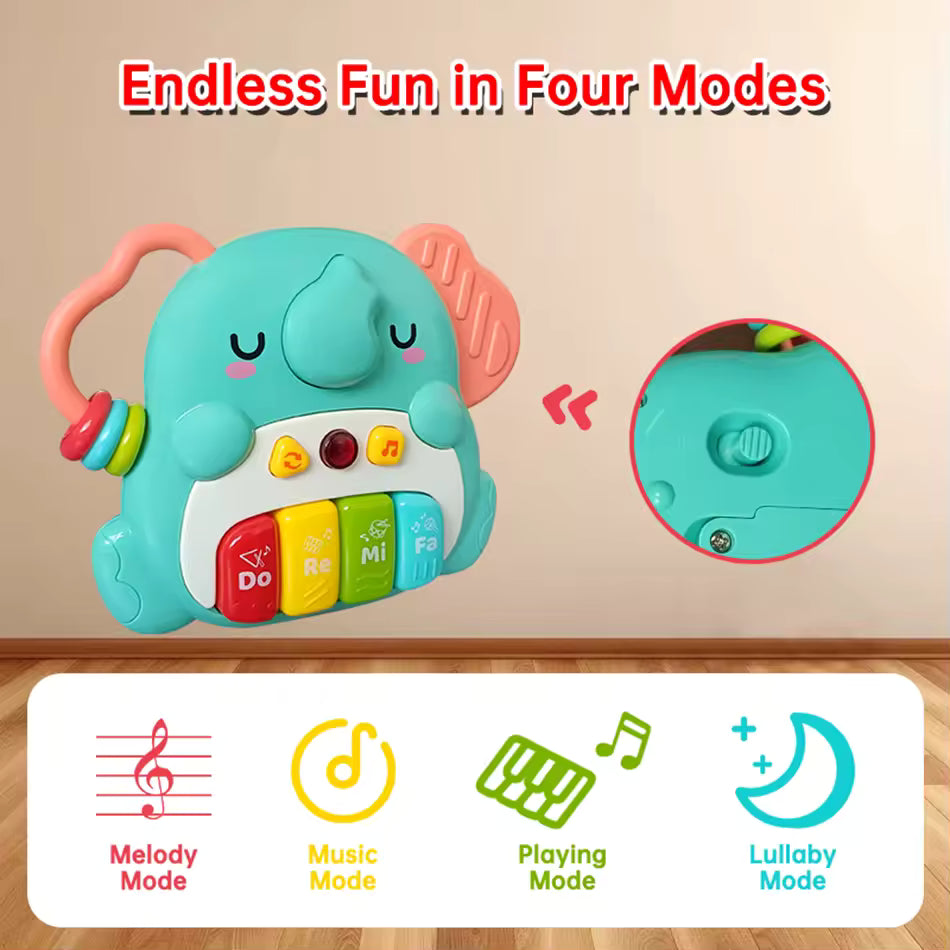 Montessori Baby Electronic | Piano  Music&Light Keyboards | 1+
