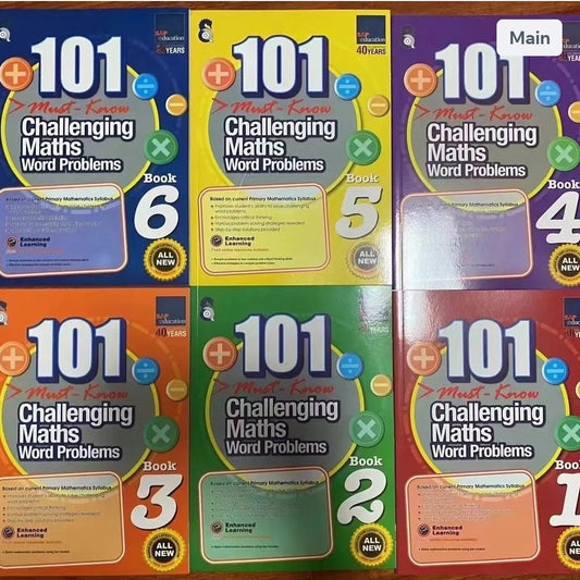 101 Must Know Challenging Maths Word Problem  Grade 1-6