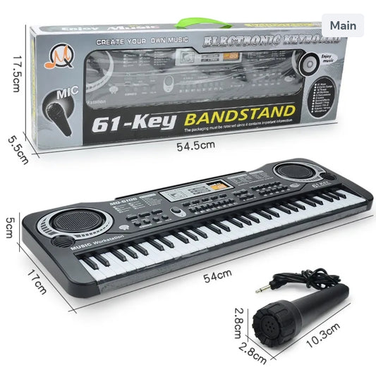 61 Keys Digital Music Electronic Keyboard For Key Board Electric Piano 54x17x5