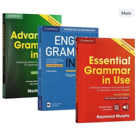 The world's best-selling grammar series 3 book set. Cambridge