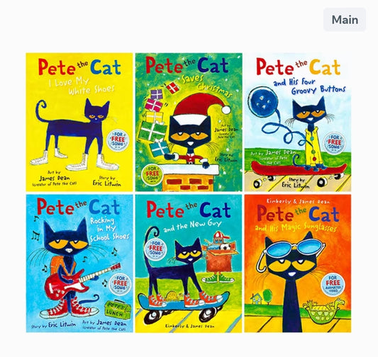 Pete the Cat and his Magic Sunglasses set 6 books