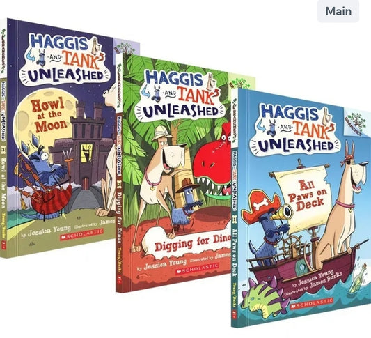 Haggis and Tank unleashed .Set 3 books