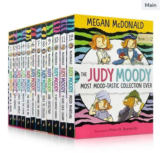 THE JUDY MOODY MOST MOOD TASTIC COLLECTION EVER BOX SET 12 BOOKS