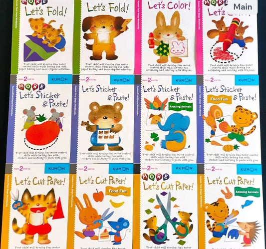 Kumon First Steps Workbooks 12 Books