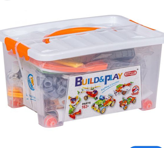 Buil play 113 pcs  Toys for Preschool Kids, 5 in 1 Education