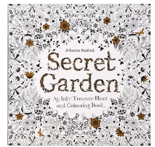 Secret garden coloring book