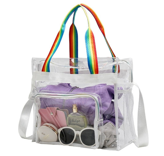 Transparent PVC Waterproof Bwimming Beach Bag