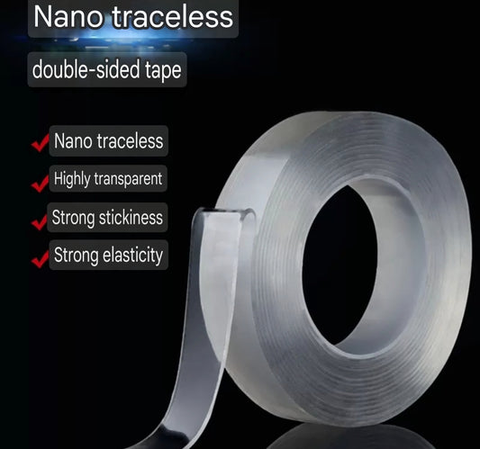 3m Double Sided Adhesive Sticker Tape Width 15mm Waterproof Transparent Acrylic Tapedouble Sided Adhesive Tape (Length : 3 meters, Width : 15mm)