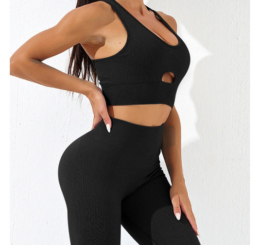 Workout Sets for Women, Matching 2 Pieces Outfits, Sexy Two Piece Yoga Workout Outfits, 3 colors