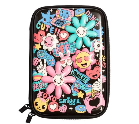 3D Flowers Smiggle Pencil Case