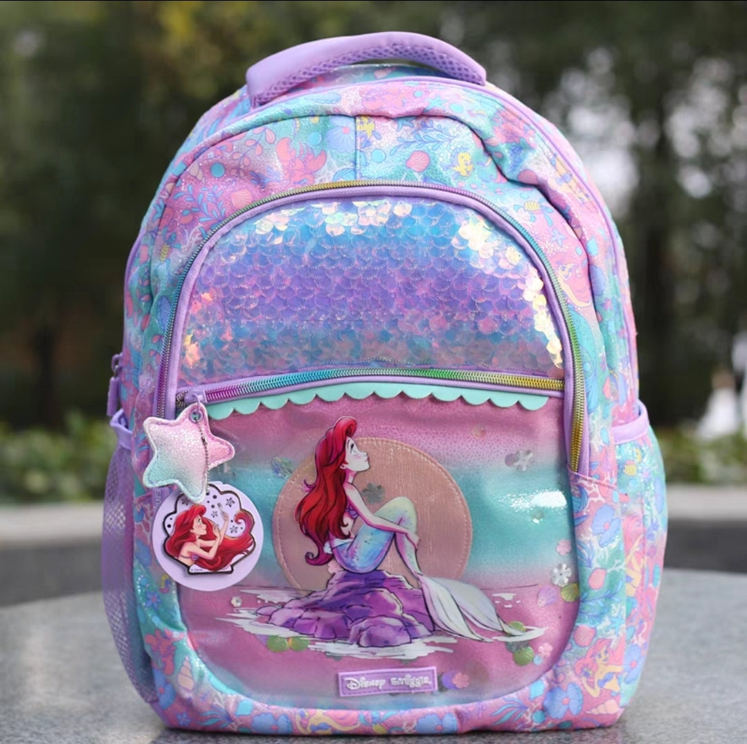 Smiggle Mermaid High-quality School Backpack 43cm