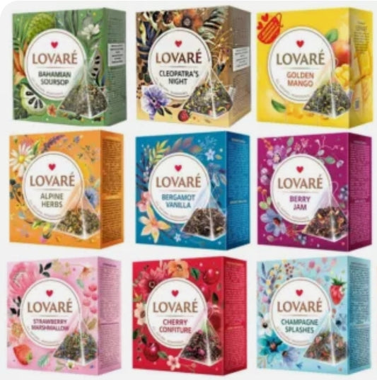 Lovare Tea in Pyramids Made in Ukraine