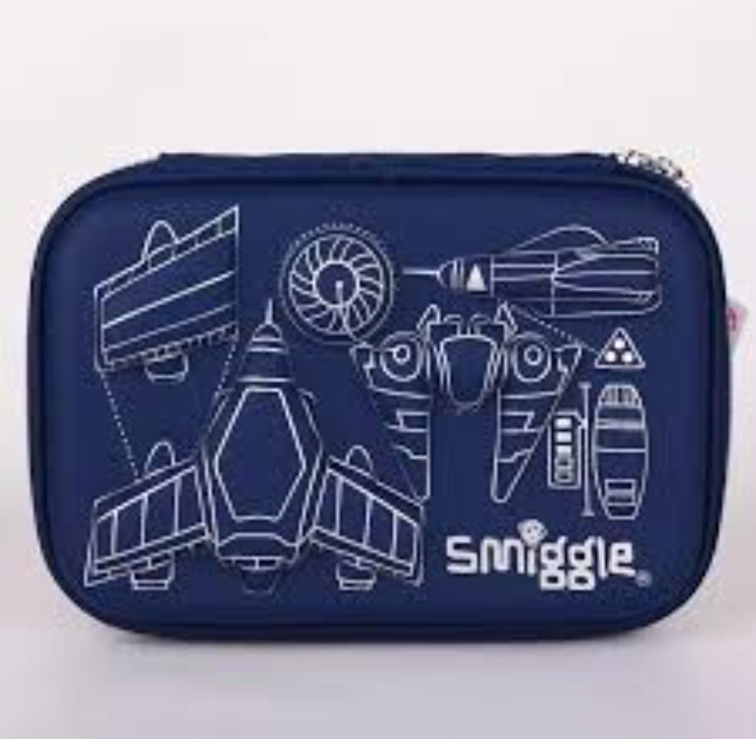 Smiggle Pencil Case Space Jet 23x16cm