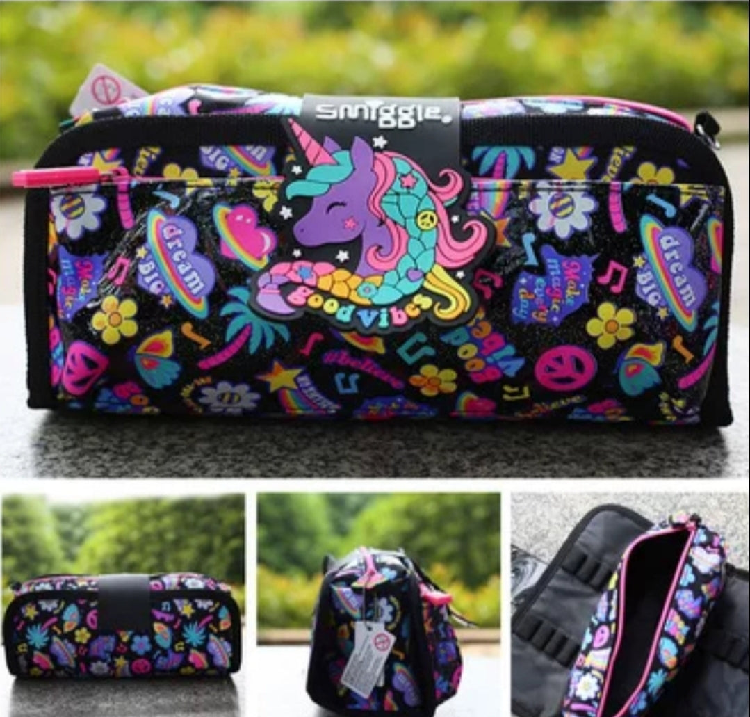 Smiggle Unicorn Design Pencil Case