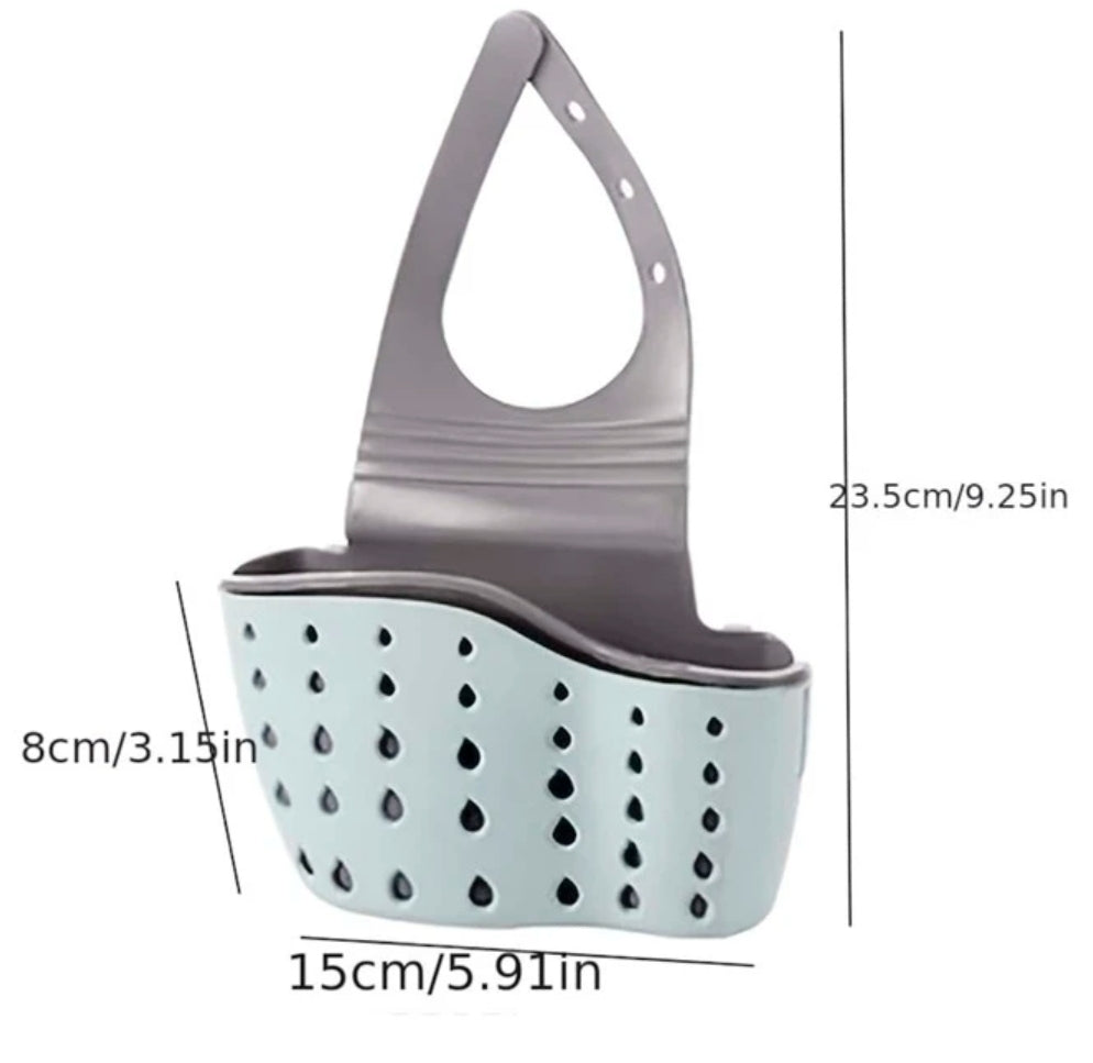 Kitchen Sink Storage Hanging Basket Plastic Dishwashing