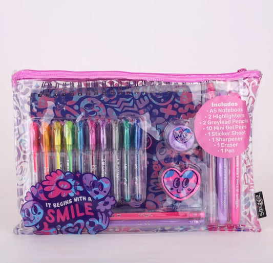 SMIGGLE A5 Stationary Kit Flowers Design