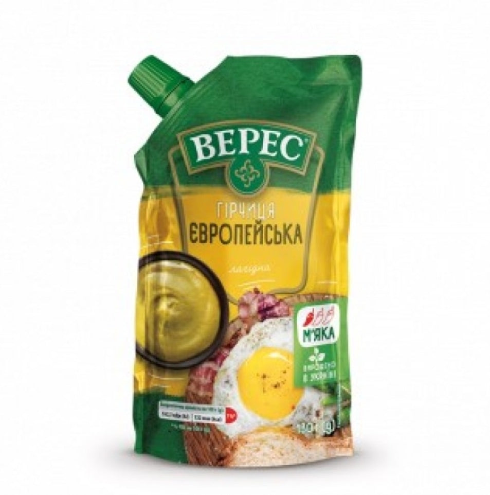 Veres Mustard Sauce European 130gr