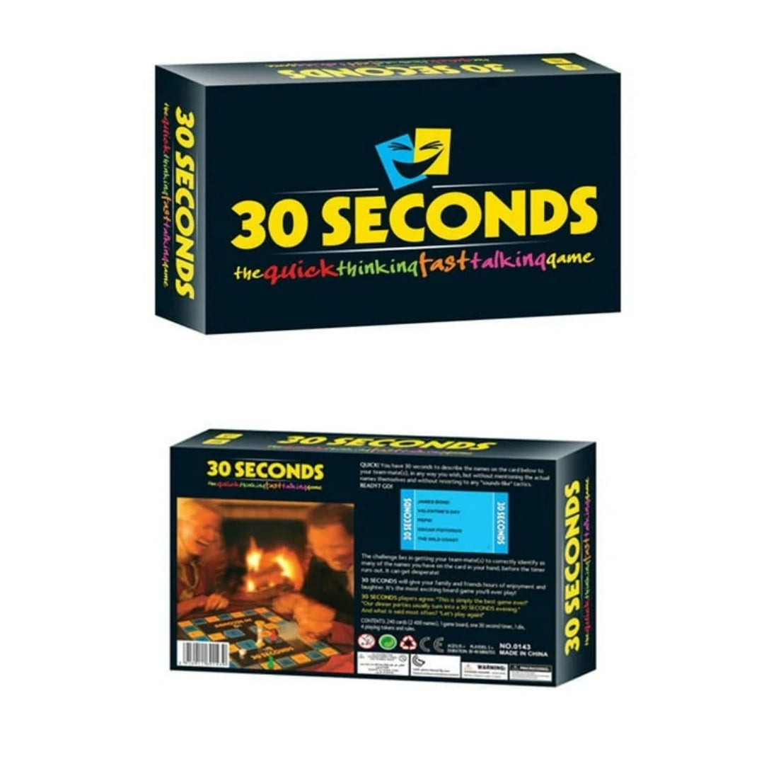 30 seconds Multi-player Board Game Party & Fun Board Game