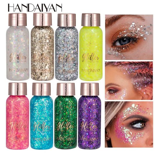 Body Glitter Gel, Glitter Gel, Mermaid Sequins Sparkling