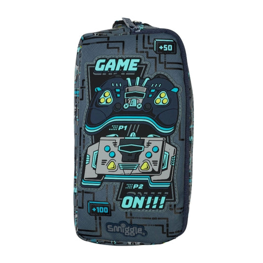 Smiggle Grey Gaming Pencil Case