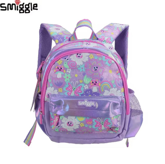 Smiggle Backpack 1-4y Flowers Design 28cm