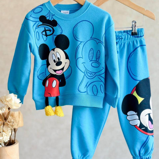 Cotton 100% Mickie Mouse Outfit 2-8y