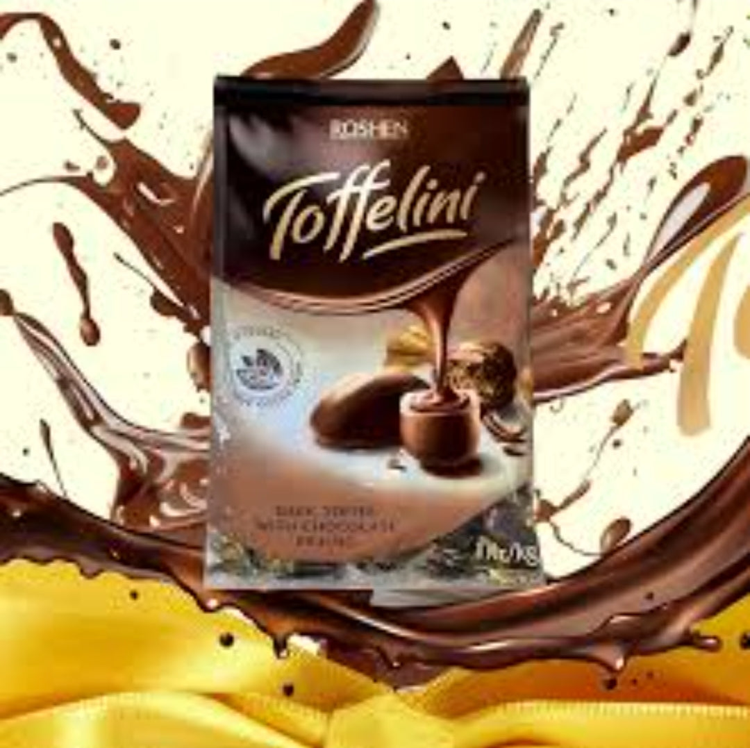 Roshen Candy Toffelini, W/Chocolate Filling 200gr