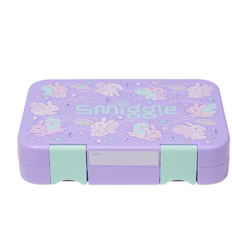 Smiggle Lunch Box Bento Rabbit Design 21x15cm