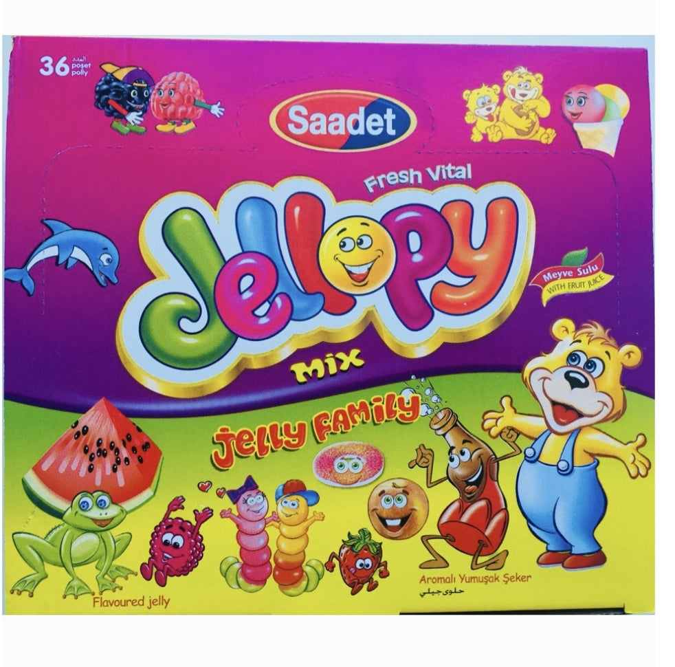 Jelly Family 4pcs mix set
Жевательный мармелад Jellopy "Микс"