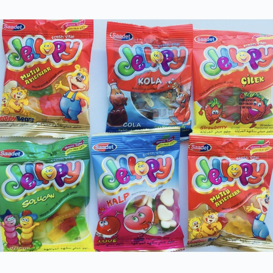 Jelly Family 4pcs mix set
Жевательный мармелад Jellopy "Микс"