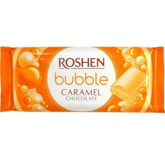 CHOCOLATE ROSHEN CARAMEL BUBBLE WHITE PORITY 80 G