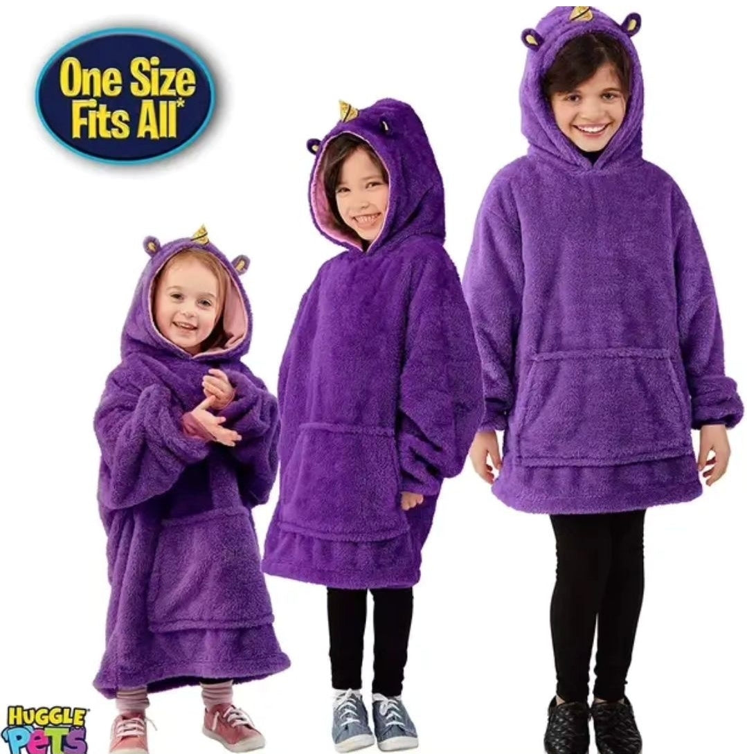 Huggly Hoodies Kids One Size 3-10y
