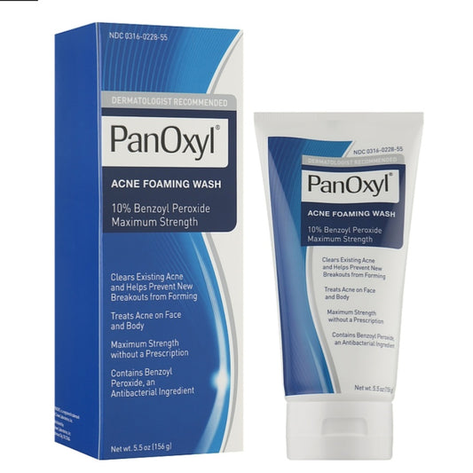 PanOxyl Acne Foaming Wash 156g 10%