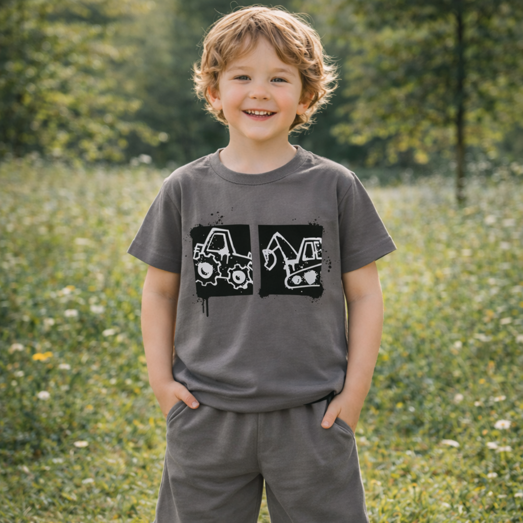 Tshirt Cotton Truck | Size 3-10y
