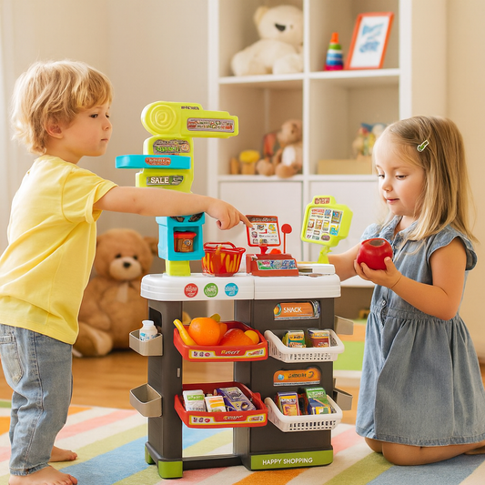 Market Store Play At Home 81 Pcs