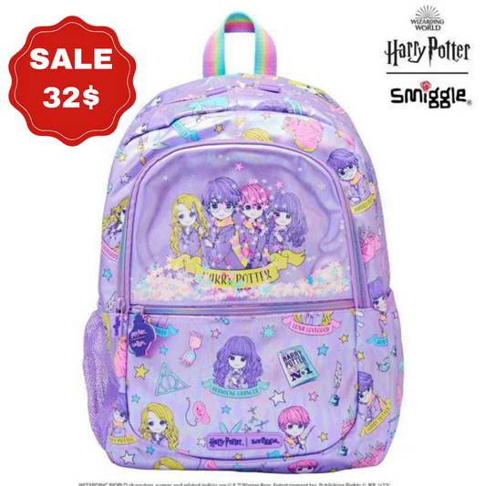 Smiggle Backpack Harry Potter Design 42cm G1-G3