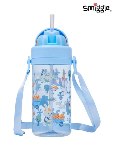 Smiggle  Rabbit Design 4pcs Backpack 26cm Lunch bag Case Bottle