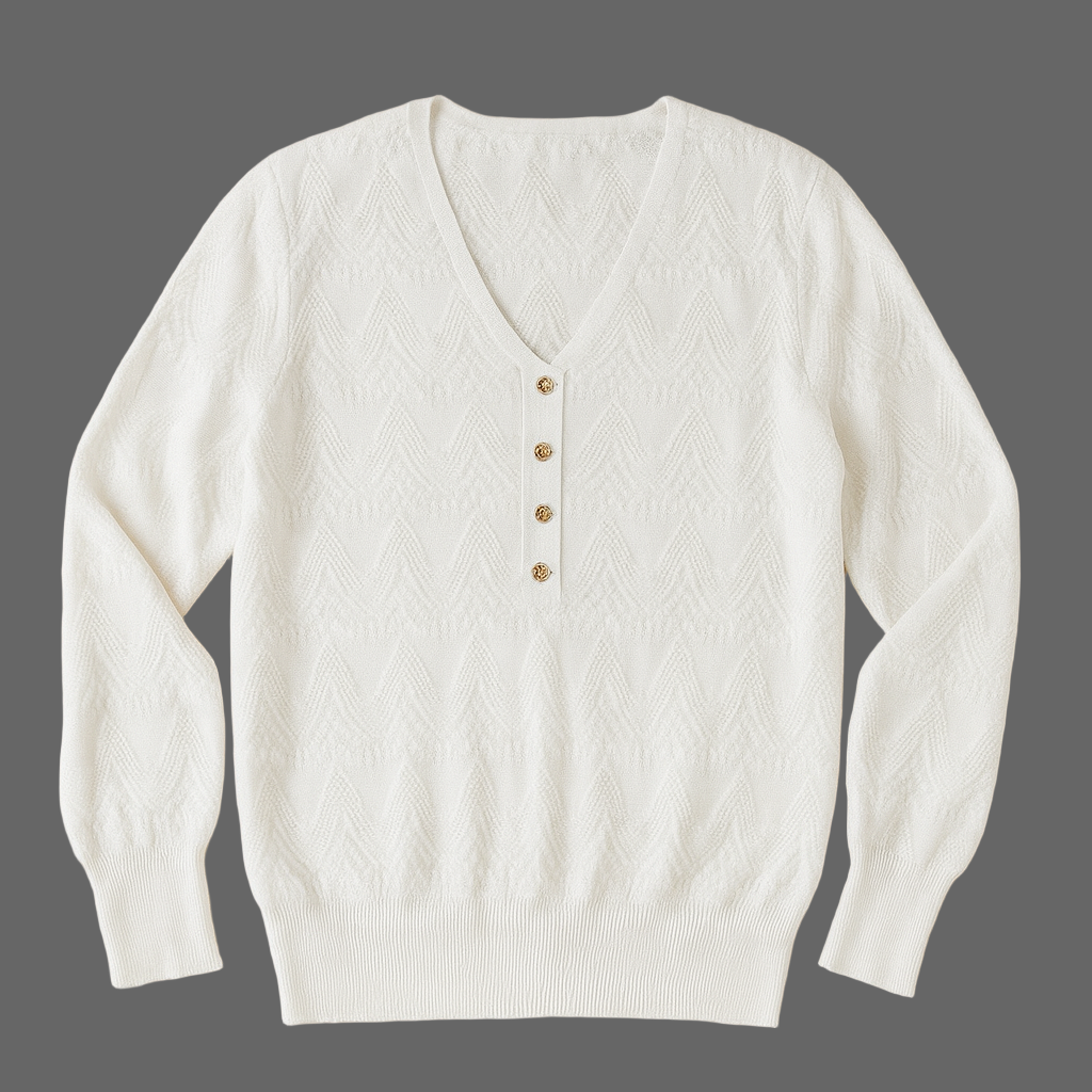White Top Long Sleeve For Women One Size