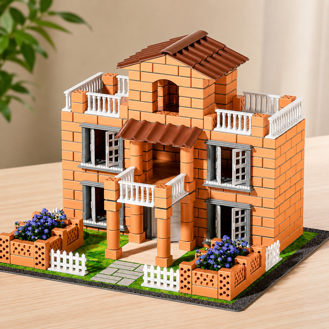 DIY Mini Brick Villa Building Set | 465 pcs | 8+
