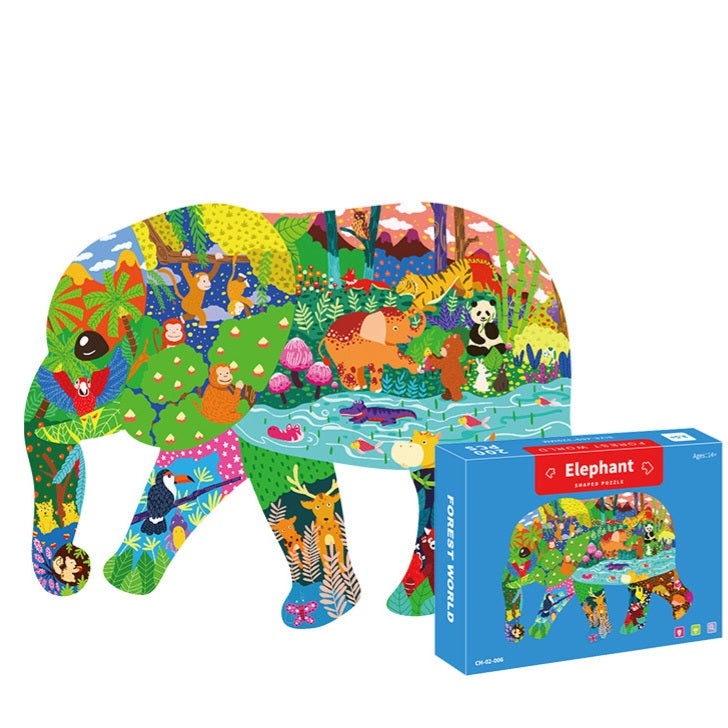 Shaped Jigsaw Puzzle Collection – Animal, Ocean, Dinosaur & Fantasy Designs