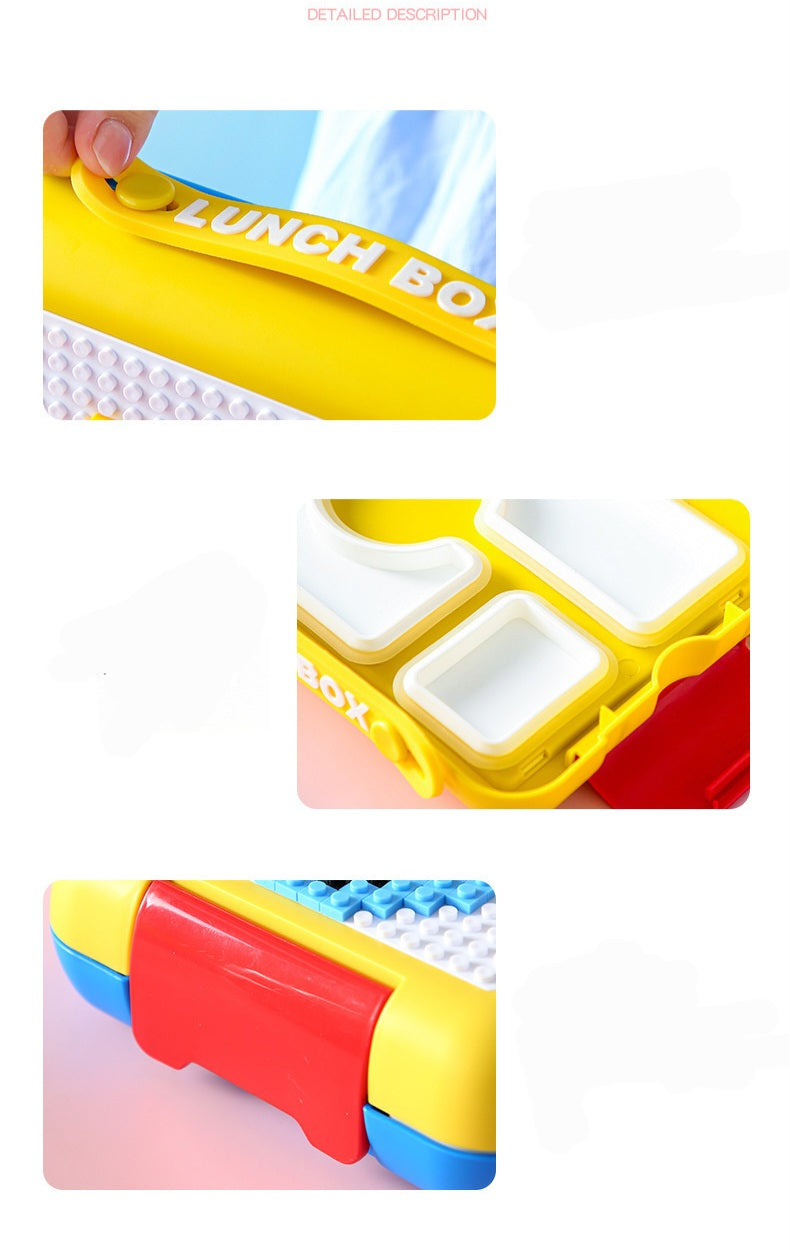 Lunch Box - Building Blocks | Fork & Spoon | 22.5×17.5×6.6cm