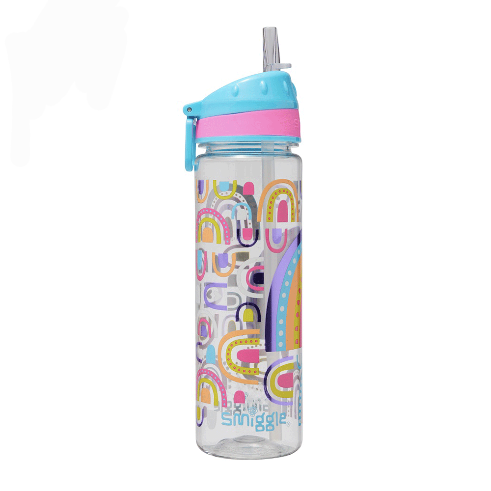 Smiggle Water Bottle - Rainbow |  650 ml